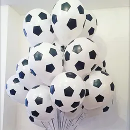 Party Decoration 10pcs/lot 12inch Sports Theme Latex Helium Football Balloon Boy Adult Birthday Decor Kid Toys Inflate Soccer Balls