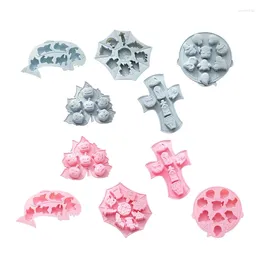 Baking Moulds Halloween Silicone DIY Mould Muffin Mould Candy Cake Moulds Chocolate 5 Styles Choose For Dropship