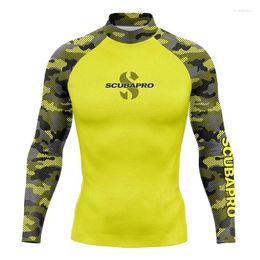 Women's Swimwear 2024 Men's Anti-UV Surf Shirt Long Sleeve Breathable Quick-Drying Swimming T-Shirt Summer Beachwear Rash Guards Surfing