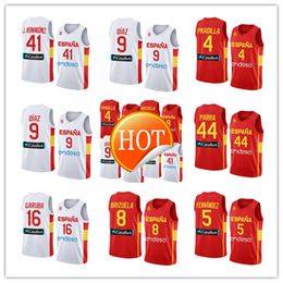 2023 Spain Basketball Jerseys 12 Miquel Salvo 1 Tyson Perez 20 Ferran Bassas 3 Pep Busquets 44 Joel Parra 9 Ricky Rubio 2 Lorenzo Brown 13 Marc Gasol 5 Rudy Fernandez