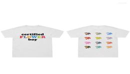 Men's T-Shirts Tyler The Creator Flower Boy Cat Rap Music OFWGKTA Skate Tshirt High Quality Men Women Hip Hop T-shirt Bles225026813