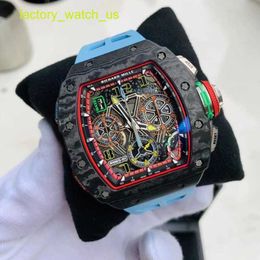 Exciting RM Wrist Watch Carbon Fiber Multi-functional Timing RM65-01 NTPT Mens Watch Shaker
