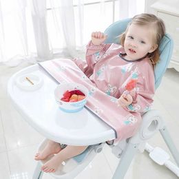 Dining Chairs Seats Waterproof Saliva towel Burp apron food feeding high chair bib work clothes with tabletop cloth cover baby dining chair dress WX5.20
