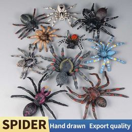 Novelty Games Simulation Insect Spider Animal Model Action Figures Collection Miniature Cognition Educational Prank Toy for Children Xmas Gift Y240521