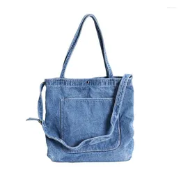 Shoulder Bags Female Denim Satchels Women Handbag Large Shopping Bag Student School For Teenage Girls Wholesale