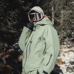 Skiing Jackets 2025 Ski Jacket Outdoor Sport Warm Cotton Tracksuit Men Women Waterproof Hooded Winter Couple Snowboard Clothes Tops