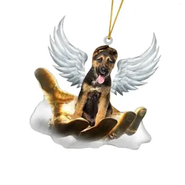 Decorative Figurines Dog Pendant Auto Interior Swing Car For Window Wall Mirror Accessories Add Fun Rearview