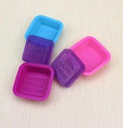 100 Handmade Soap Molds DIY Square Silicone Moulds Baking Mold Craft Art Making Tool DIY Cake Mold LX39918032245