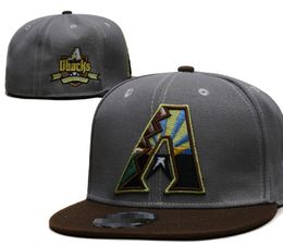 2024 Arizon "Diamondbacks" Baseball Snapback Sun caps Champ Champions World Series Men Women Football Hats Snapback Strapback Hip Hop Sports Hat Mix Order a7