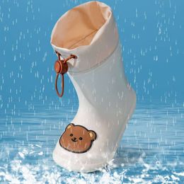 EVA Lightweight Warm Kids Water Non-slip Baby Sneakers Cartoon Rain Boots Toddler Waterproof Children Shoes L2405 L2405