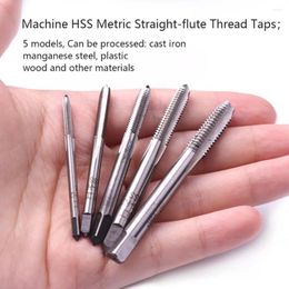 5Pcs/Set HSS M3 M4 M5 M6 M8 Straight Fluted Screw Thread Metric Plug Hand Tap Drill Taps 3mm 4mm 5mm 6mm 8mm