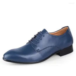 Casual Shoes Leather Men Business Dress Banquet Suit Brogue Wedding Oxford For Big Size 35-50 British Style