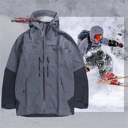 Designers Windbreaker Hooded Jackets Ski Suit Hard Shell Rush Coat Men Special Edition Waterproof and Windproof Micon 25810 AM2F