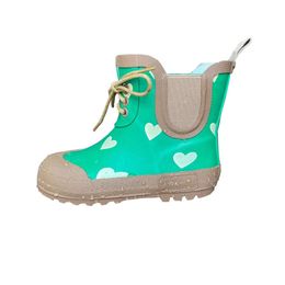 Anti-Slip Kids Boot Soft Rubber Child Rain Lace up Boys Girls Rainboots Waterproof Mid-Calf Water Shoes L2405 L2405