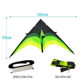 Kite Accessories 160cm high-quality beginner stunt set with wheels Delta kite tail outdoor toy set children and adults sports toy gifts WX5.218245