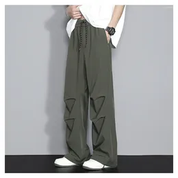 Men's Pants Fashion Oversized Cargo Men Streetwear Summer Vintage Hip Hop Wide Leg Joggers Baggy Casual Sweatpants Woman Long Trousers