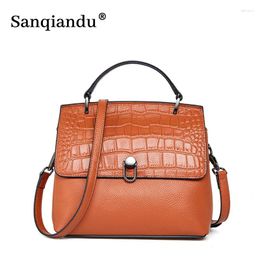 Shoulder Bags Luxury Women Brand Handbags High Quality Genuine Leather Messenger Bag For Female Tote Vintage Crossbody