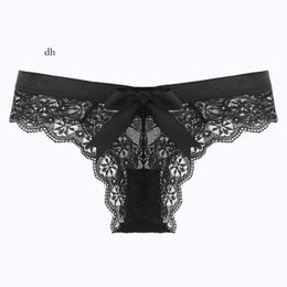 Lace Stretch Underwear Young Girls Sameless Briefs Panties Sexy Transparent Underwears For Women Sex Low Waist Lingerie Black White S-Xl A6