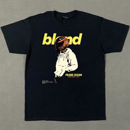 Frank Vintage Tshirt Blond Hip Hop Pop Music Singer R B Cotton Men T shirt Tee Womens Tops 240520