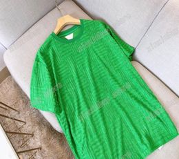 22ss Men Women Designers TShirts tee Towel embroidery short sleeve Man Crew Neck paris Fashion Streetwear black white green SXL1225670