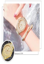 2020 LONGBO top Luxury Rhinestone Bracelet Watch Women Diamond Fashion Ladies Rose Gold Dress Watch Stainless Steel Crystal Wristw6758223