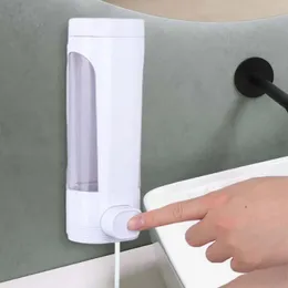 Liquid Soap Dispenser Wall Mounted 400ml Manual Refillable Hand Wash Shampoo For El Family Toilet Bathroom