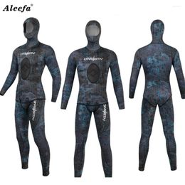 Women's Swimwear Titanium Coated Wetsuit 3mm/5mm Yamamoto Neoprene Spearfishing Hunting Diving Suit Keep Warm Freediving Two-pieces Set