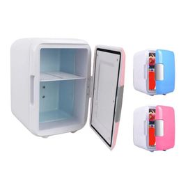 Car Refrigerator Mini Fridge Skincare Portable Small Cooler And Warmer For Cosmetics Foods 12V 240518