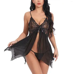 Bras Sets Erotic Lingerie For Women Lace Transparent Sexi Babydoll Temptation Sex Clothes Sensual Porn Costumes Perspective Underwear