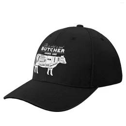 Ball Caps This Is What A Real Butcher Looks Like Funny Quote Baseball Cap Christmas Hat Trucker Hats Hip Hop Woman Men'S