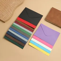 Gift Wrap 50pcs/lot 18.5x13.5cm Envelopes For Wedding Invitations High-grade 120g Paper Postcards Business Stationery Macaron