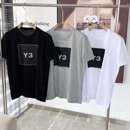 Y3 Polo Shirt Plus Size Colthing Sweatshirt Mens Womens Designer Tshirt Printed Sports Polos Tees Top Cotton Shirt Short Sleeve Tshirt Men Round Neck T-Shirt 9557