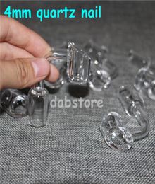 pipe buckets banger quartz Titanium nail domeless 18 mm 14mm 10mm size 4mm thickness silicone water bubbler bong9474295