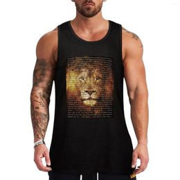 Men's Tank Tops The Names Of God Top T-shirt For Men Sleeveless Vests Gym Shirt