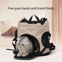 Cat Carriers Bag Pet Out And About Portable Duffel Space Chest Large Capacity Breathable Dog