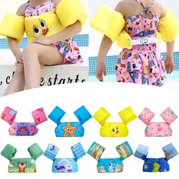 Baby Float Arm Sleeve Floating Ring Safe Life Jacket Buoyancy Vest Kid Swimming Equipment Armbands Swim Foam Pool Toys Life Vest 240521