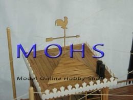 Electric/RC Boats Classic Wooden Sailboat Wooden Proportional Ship 1/100 Steamship MISSISIIPPI Assembly Model Ship Construction Kit Proportional Ship Kit