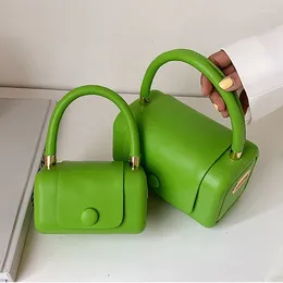 Evening Bags Luxury Designer Women Saddle Orange Green Mini Handbags And Purses Chic Pouch Shoulder Clutch Drop