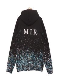 Mens Designer Hoodies Starry Sky Splash Ink Letter Logo Print High Street Couple Hooded Sweater Trend Casual Oversize 22ss Hoodies3230757