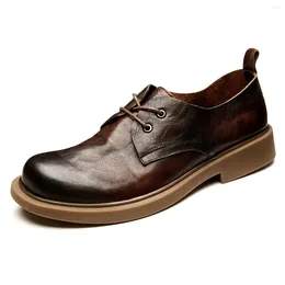 Casual Shoes Spring Autumn Comfortable And Durable Designer Men Breathable Mens Genuine Leather Leisure Man Cowhide