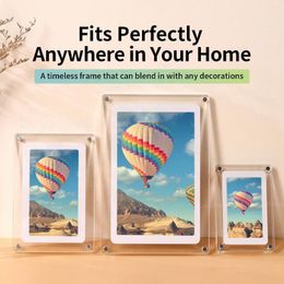 Frames Acrylic Po Digital Picture Inch For Decor 1280 800 Birthday Electronic 5/7/10 Home Video Frame Gift Omwpf