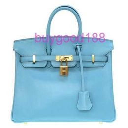 10A Bridkkin Delicate Luxury Womens Social Designer Totes Bag Shoulder Bag Authentic Hand Bag Blue Tadelakt