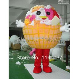 icecream food mascot custom dress kits Cartoon Character carnival costume fancy Costume Mascot Costumes