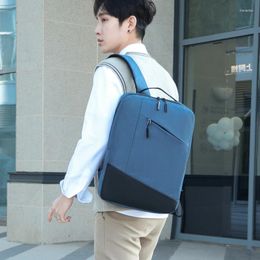 Backpack 2024 Fashion Casual Multifunction Laptop Cool Portable Men Large Pockets Students Schoolbags Shoulder Bags