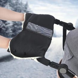 Stroller Parts Baby Warm Hand Muff One-Piece Gloves Waterproof Pram Accessory Mitten For Pushchair