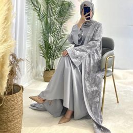 Ethnic Clothing Muslim Fashion Women's Islamic Traditional Arabic Dress Kaftan Abaya Robe Gown