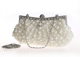 DesignerWomen Handbag Party Pearl Luxury Evening Clutch Bags Crystal Clutch Evening Bags Lady Wedding Purse HQB14938577363