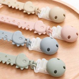 Pacifier Holders Clips# Silicone pacifier clip integrated design rust free soft flexible pacifier strap unisex pacifier cigarette clip suitable for all d240522
