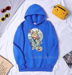 Sweatshirts Cartoon Shiba Inu Dress Pattern Japan Samurai Camisas For Women Men Trend Street Hoodie Hoodies Y03196851252