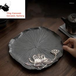 Tea Trays TeaStoare Ji Feng Relief Tray Bamboo Set Ceramic Small Size Table Serving TraysTea
